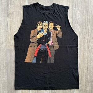 BBC Doctor Dr. Who Cut Off Sleeveless Shirt